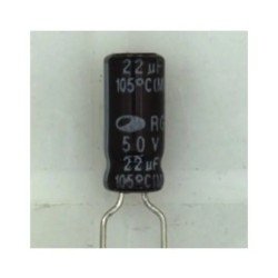Ricambi Samsung C-AL 22UF, 20%, 50V, TP, 5X11MM, 5MM, -55TO+10