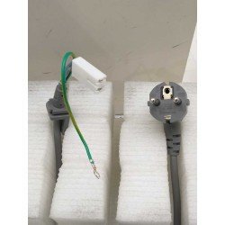POWER CORD-AT H05VV-F 3X1-0MM2-GRY-EU3F-