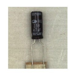 Samsung spare parts C-AL 47UF,20%,25V,TP,5X11MM,5MM,-55TO+10