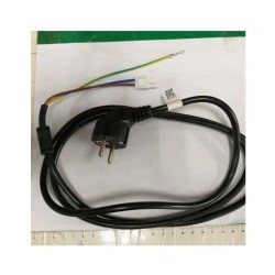 Pièces détachées pour cordon d'alimentation Samsung (AT H05VV-F 3 x 0,75 mm², noir, EU3F)