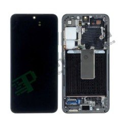 Peças de reposição Samsung Samsung Galaxy S23 5G SM-S911B Tela preta