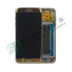 Peças de reposição Samsung para Samsung Galaxy S7 Edge SM-G935F Tela Dourada