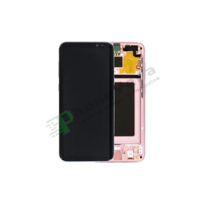 Écran rose de remplacement pour Samsung Galaxy S8 Plus SM-G955F