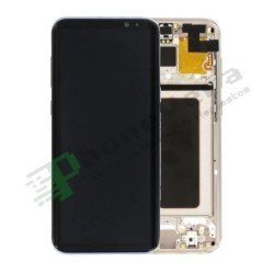 Peças de reposição Samsung para Samsung Galaxy S8 Plus SM-G955F com tela dourada