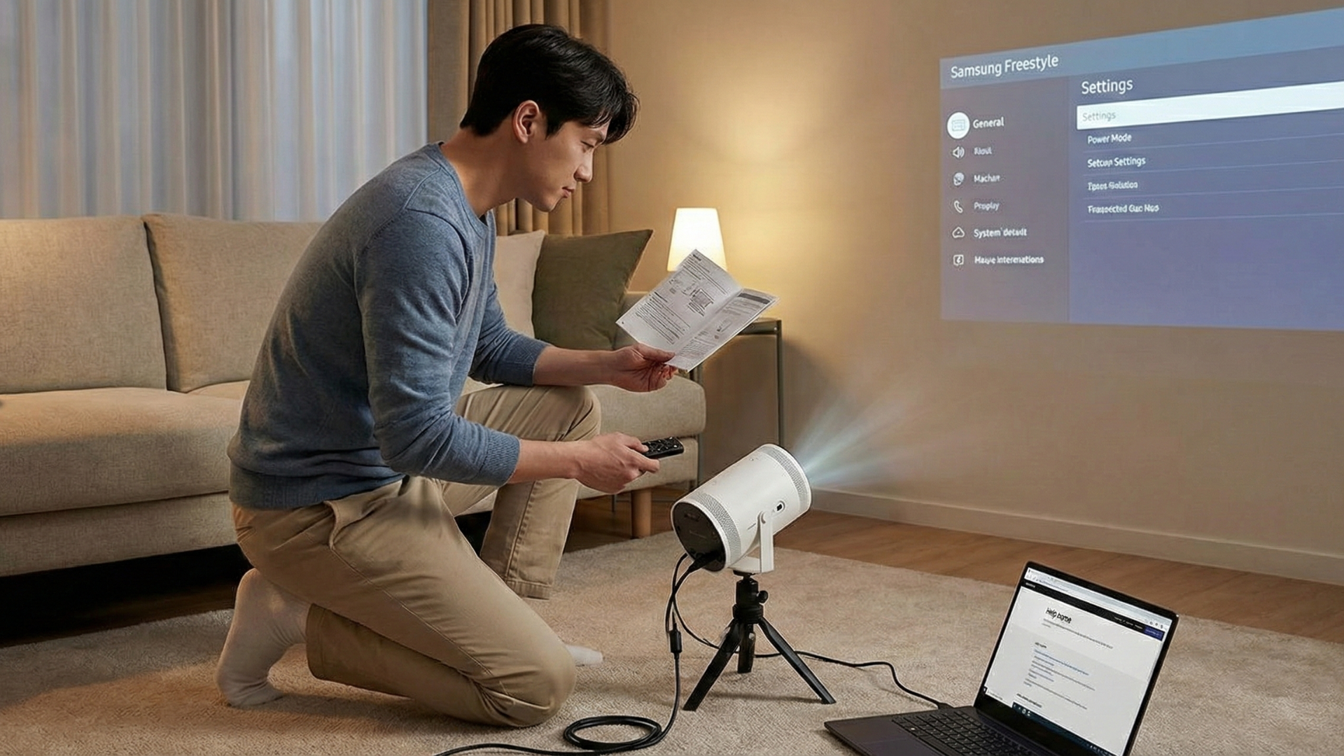 Como solucionar los problemas de tu proyector Samsung Freestyle